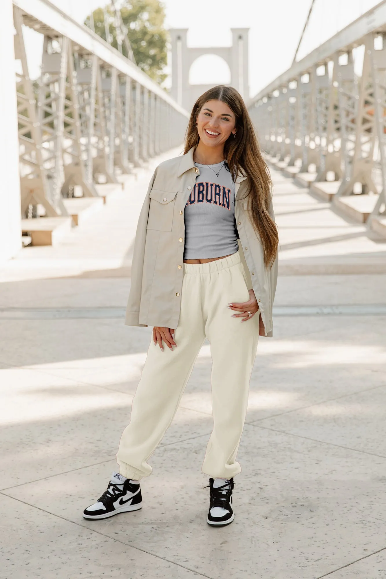 AUBURN TIGERS WELL PLAYED ESSENTIAL RIBBED CROP TANK BY MADI PREWETT TROUTT