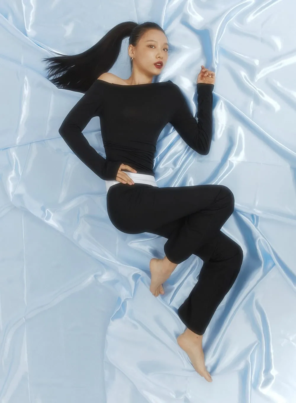 Basic Solid Bootcut Leggings IY422