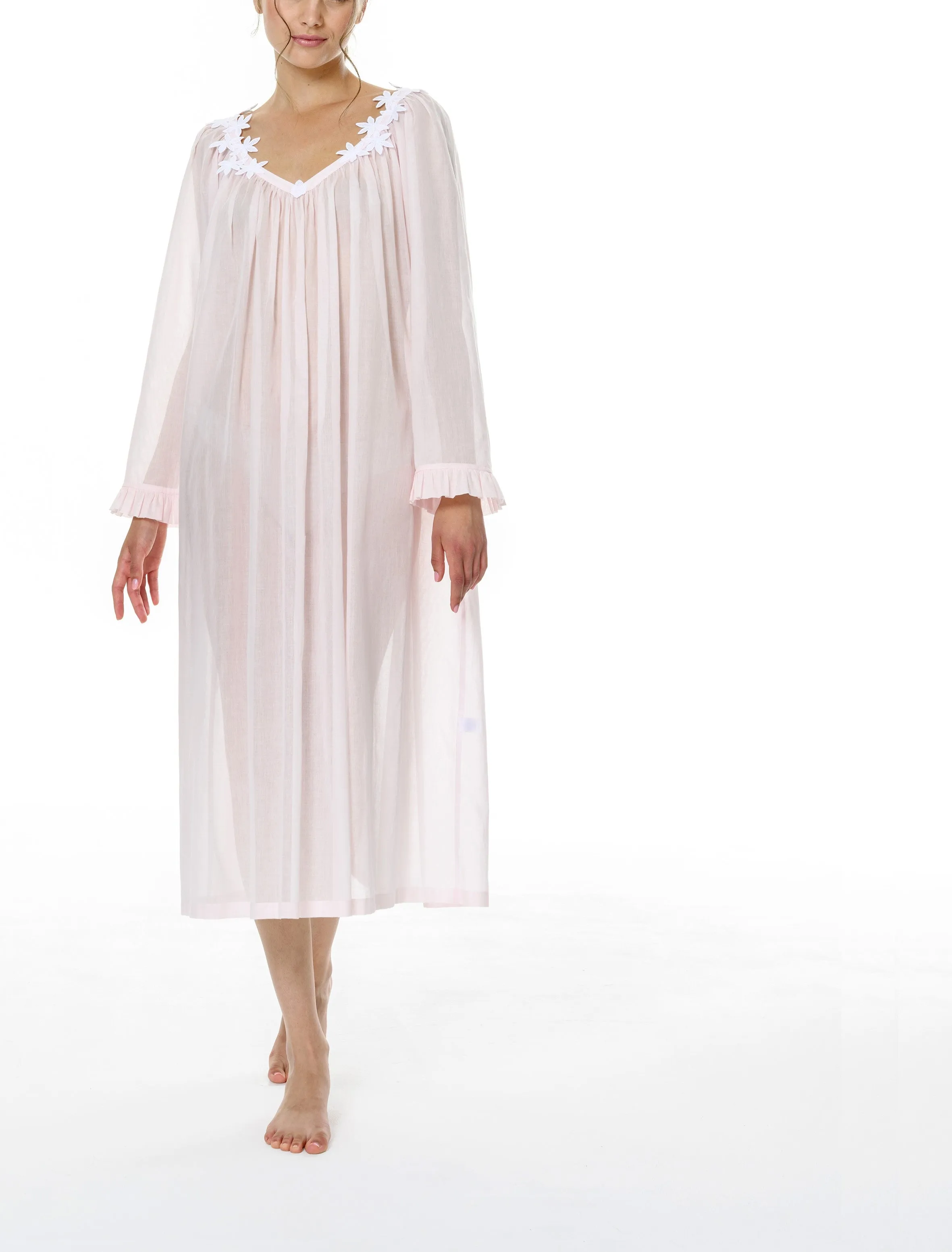 Camille Long Sleeve Nightdress (In stock, 3-day dispatch)