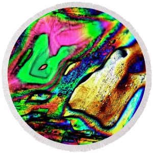 Disarray - Round Beach Towel