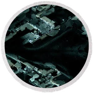 Evanesce - Round Beach Towel