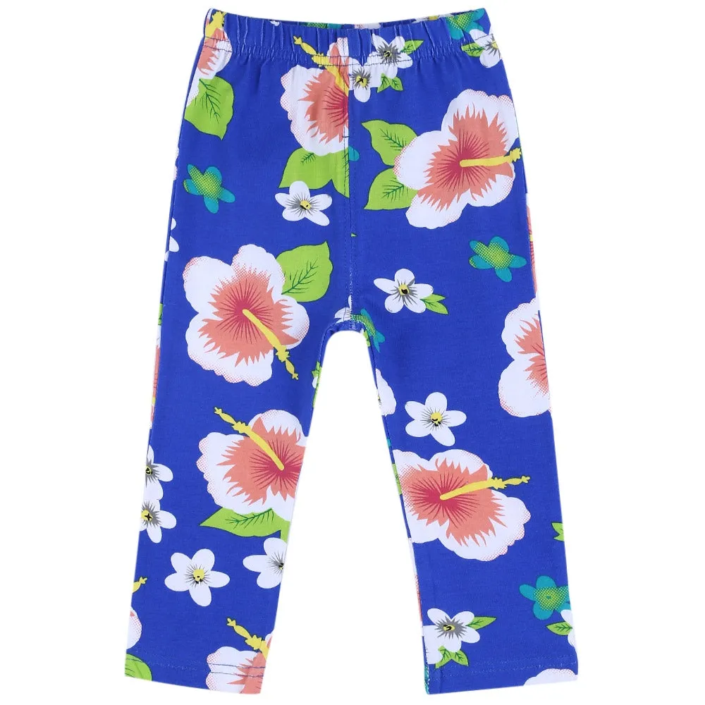 Infant Baby Girl Child Print Elastic Long Pants Leggings