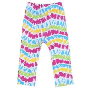 Infant Baby Girl Child Print Elastic Long Pants Leggings