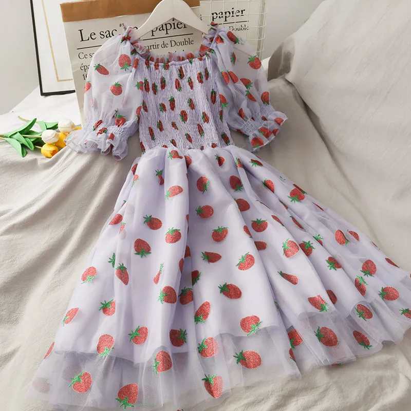 Kawaii Strawberry Fairy Dress